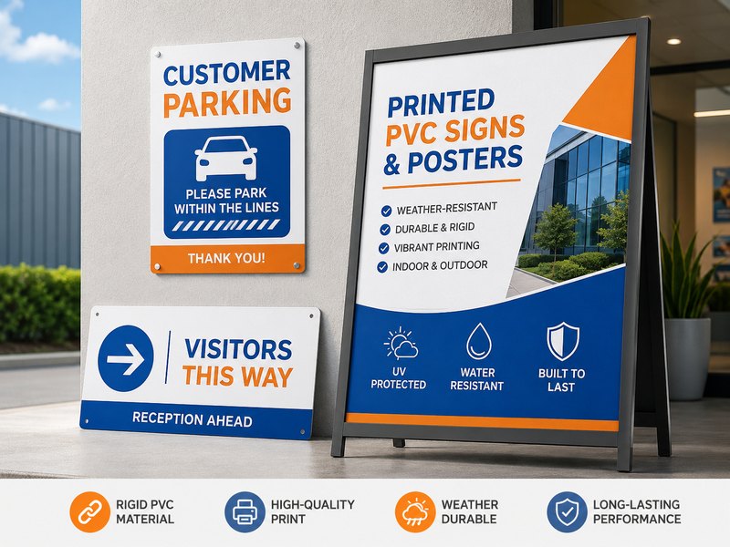 Custom PVC sign and poster printing